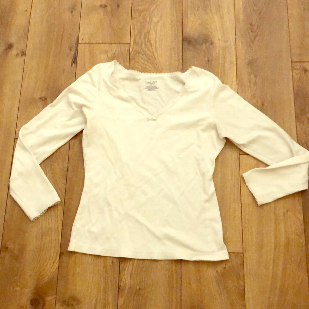 White long underwear tee - Medium